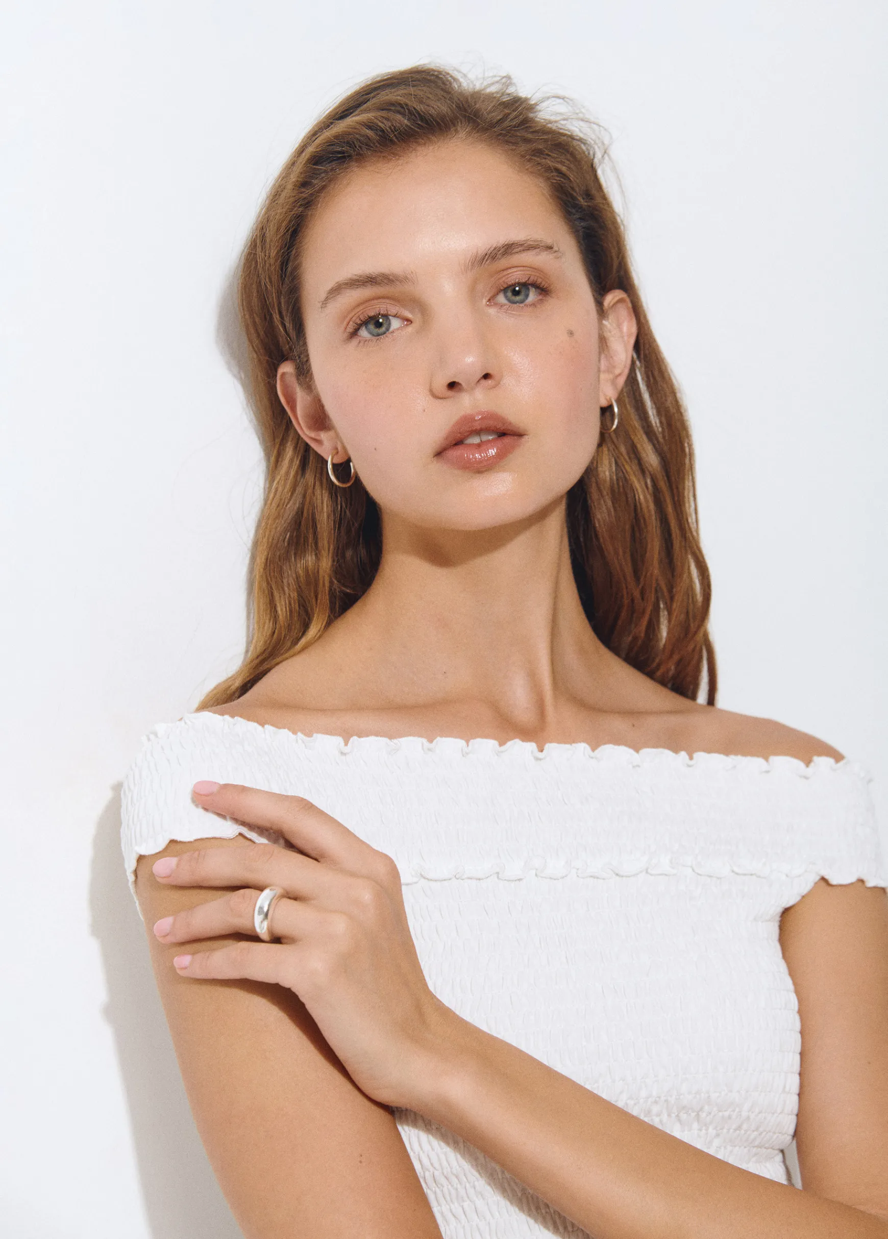 Anillo volumen plateado*Brownie Outlet