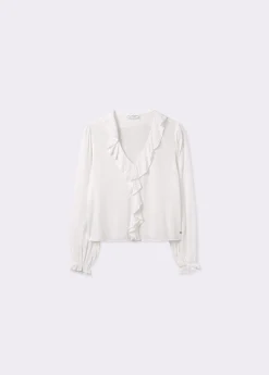 Blusa escote volantes*Brownie Hot