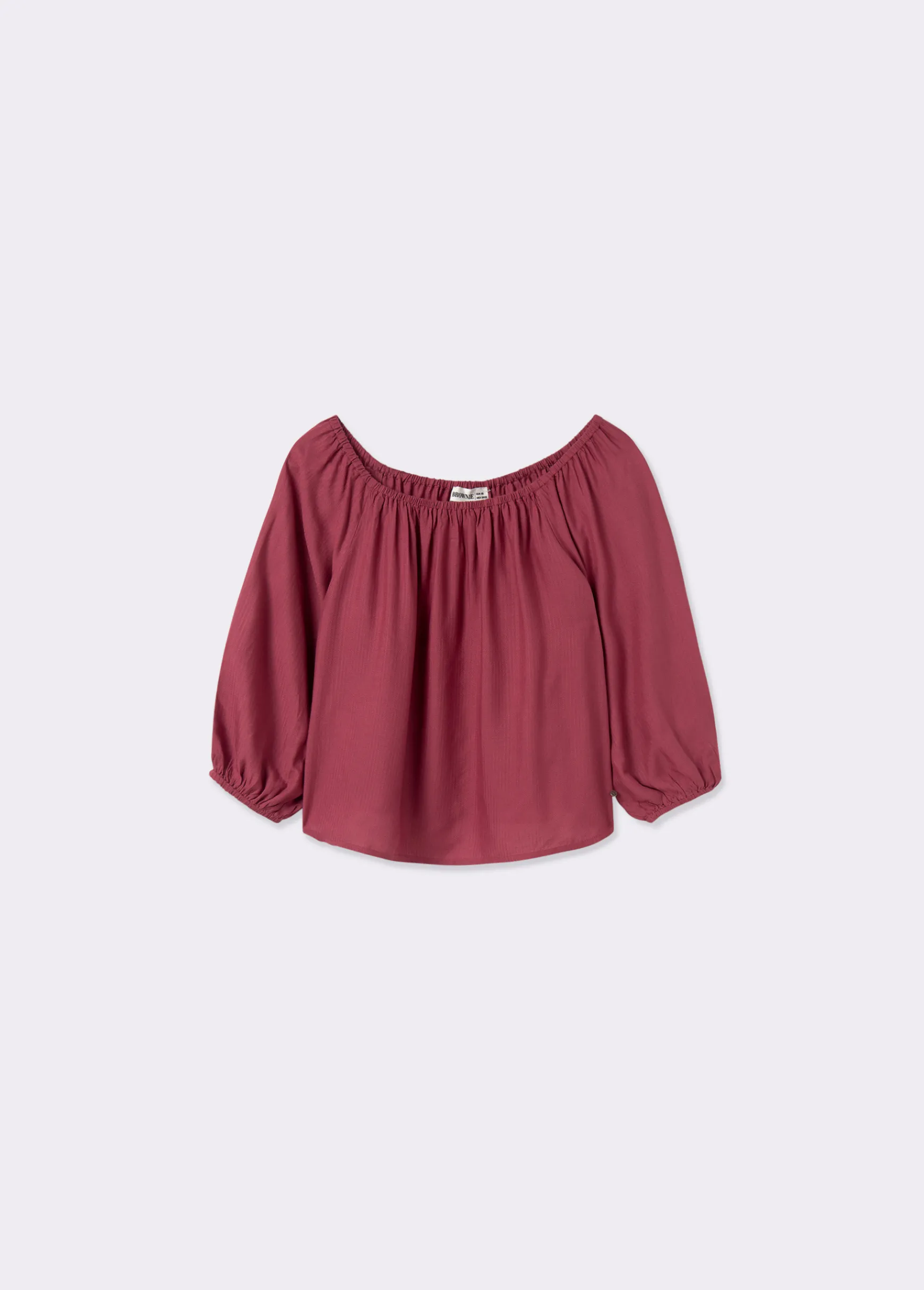 Blusa manga larga lisa*Brownie Best