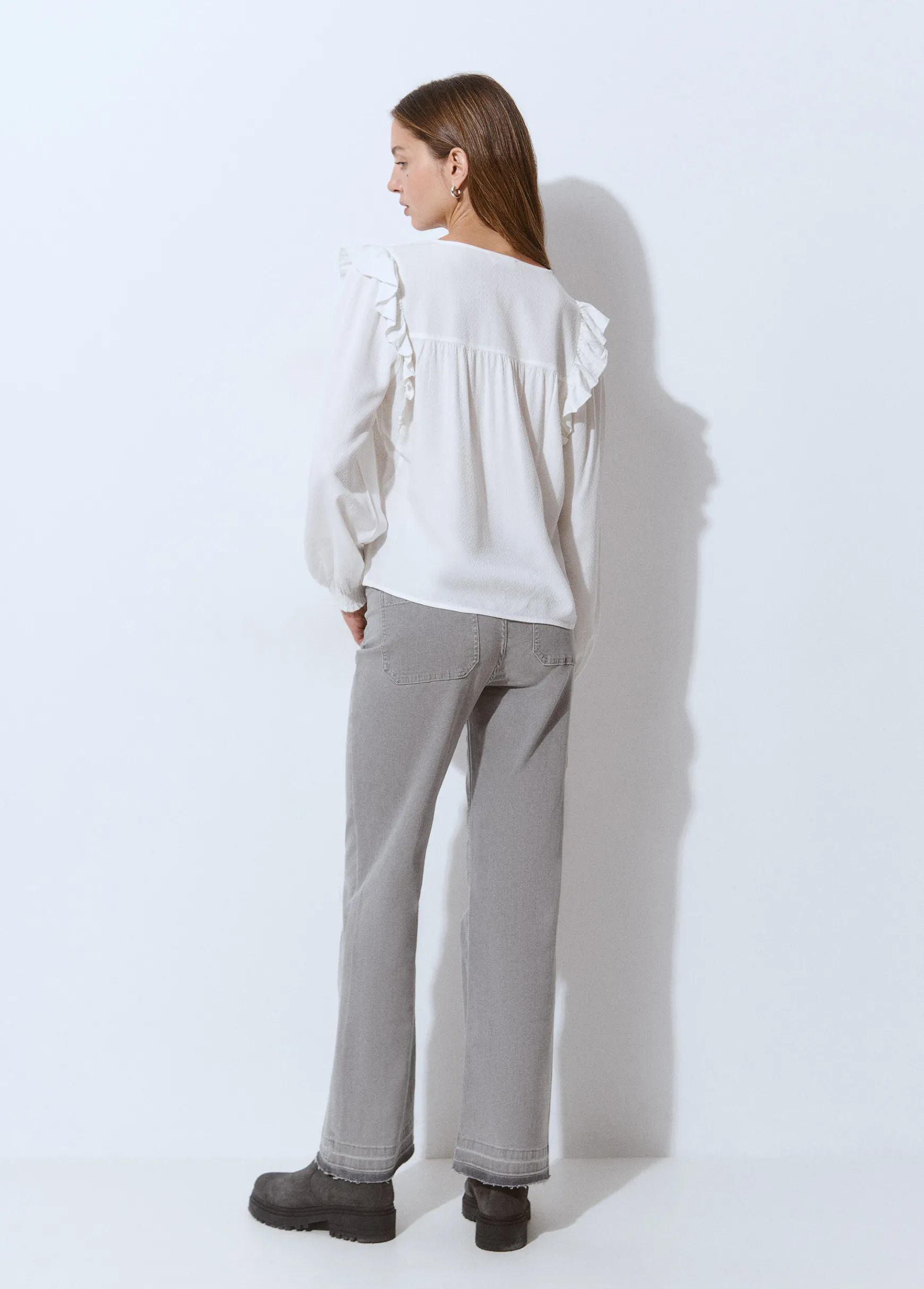 Blusa manga volantes*Brownie Discount