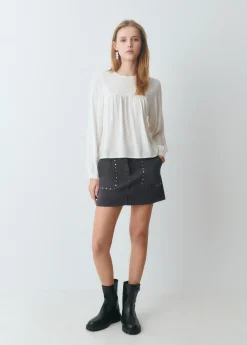 Blusa pecherín smock*Brownie Outlet