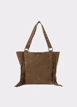 Bolso piel shopper flecos*Brownie Sale