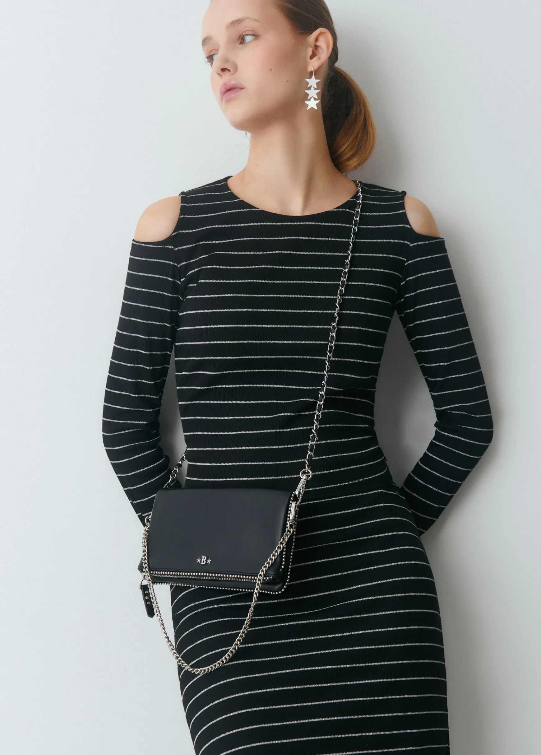 Bolso solapa bolitas*Brownie