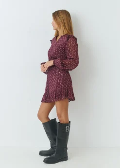 Bota alta piel hebillas*Brownie Sale