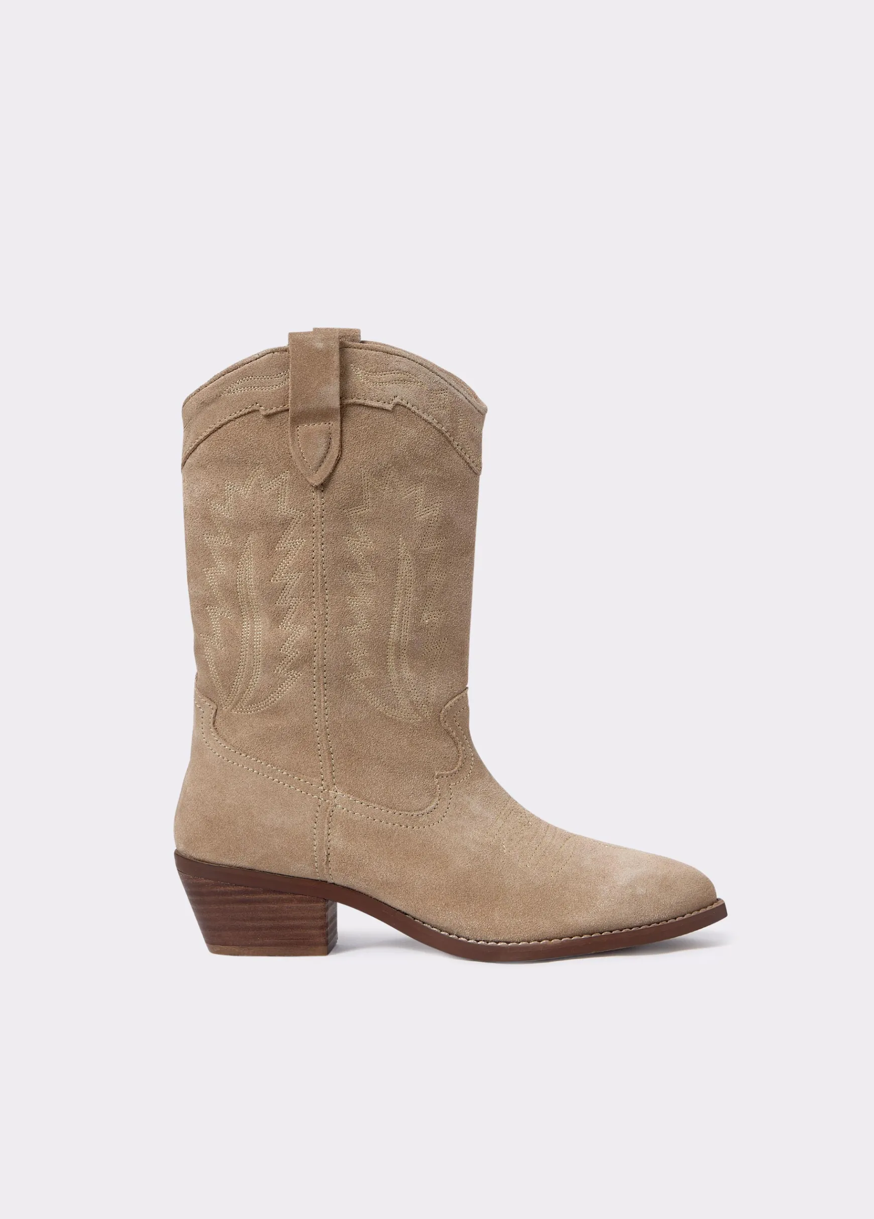 Bota piel cowboy*Brownie Hot