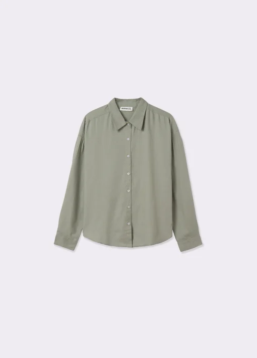 Camisa básica lisa*Brownie Clearance