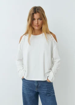 Camiseta cut-out bordado estrellas*Brownie Clearance