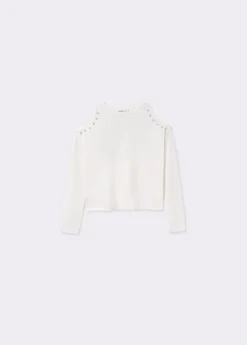 Camiseta cut-out bordado estrellas*Brownie Clearance