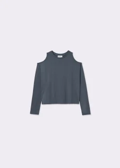 Camiseta cut-out hombro*Brownie Sale