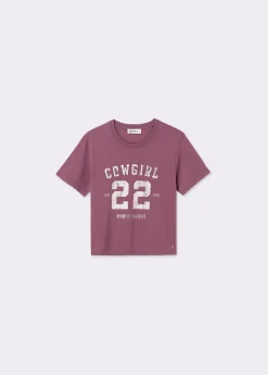 Camiseta lavada print posicional*Brownie Discount