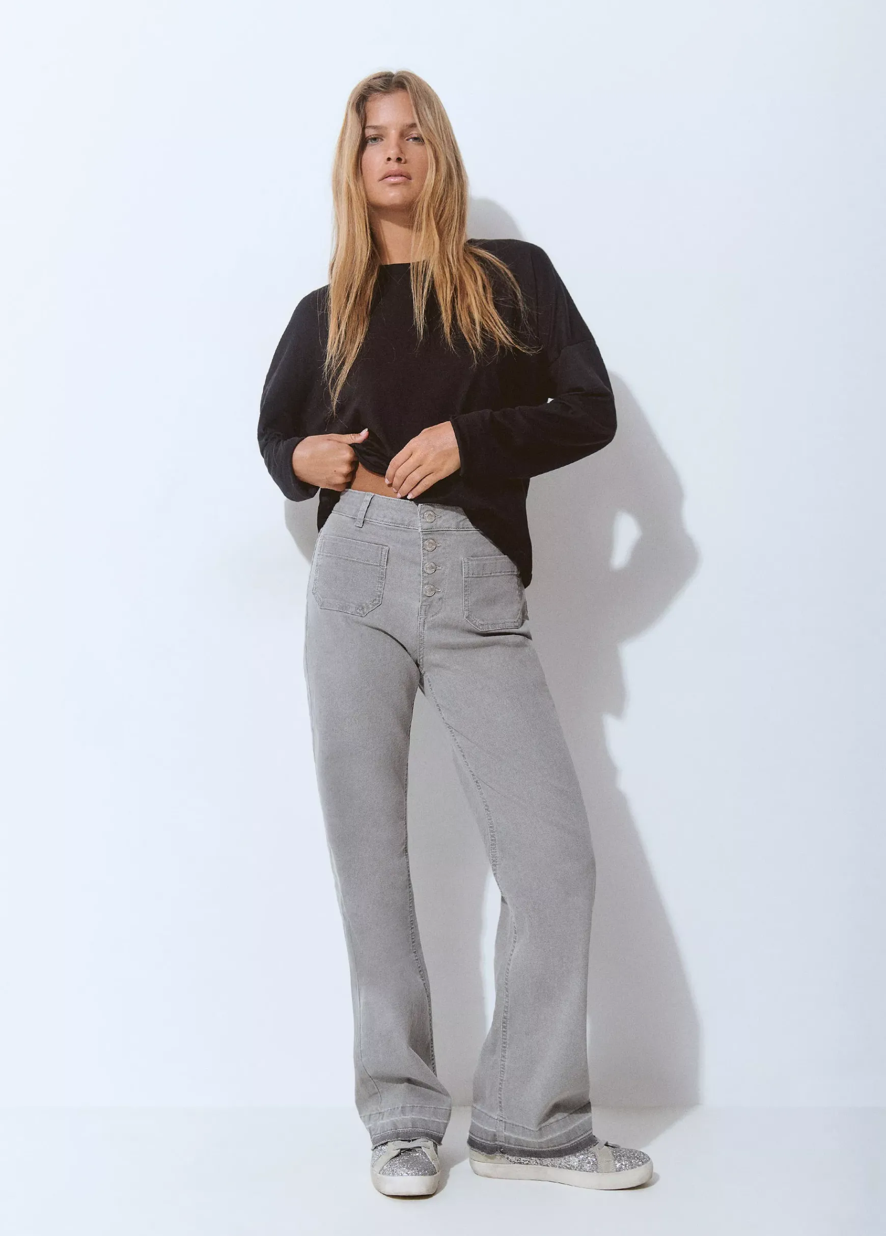 Camiseta lisa manga larga*Brownie Hot