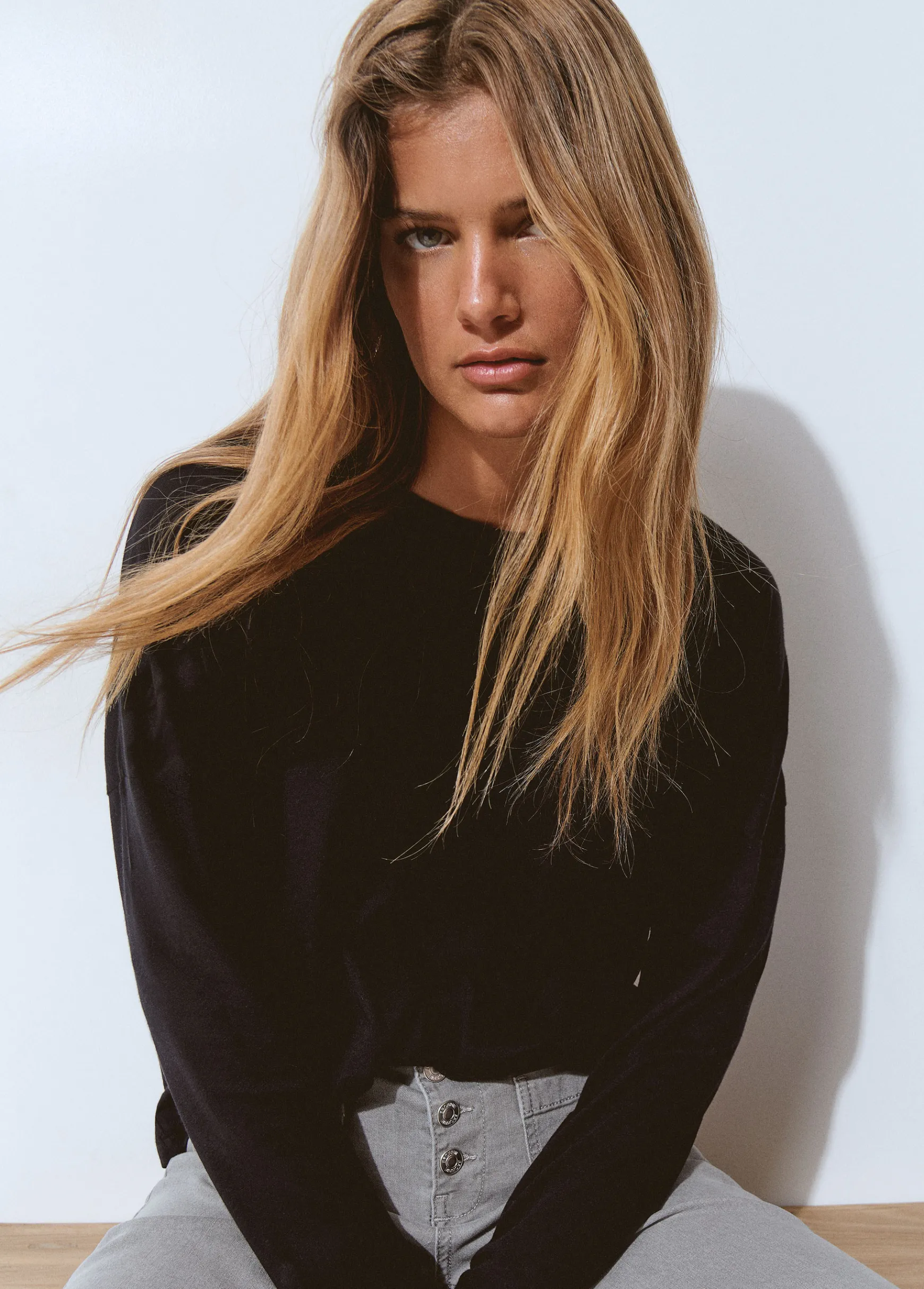 Camiseta lisa manga larga*Brownie Hot