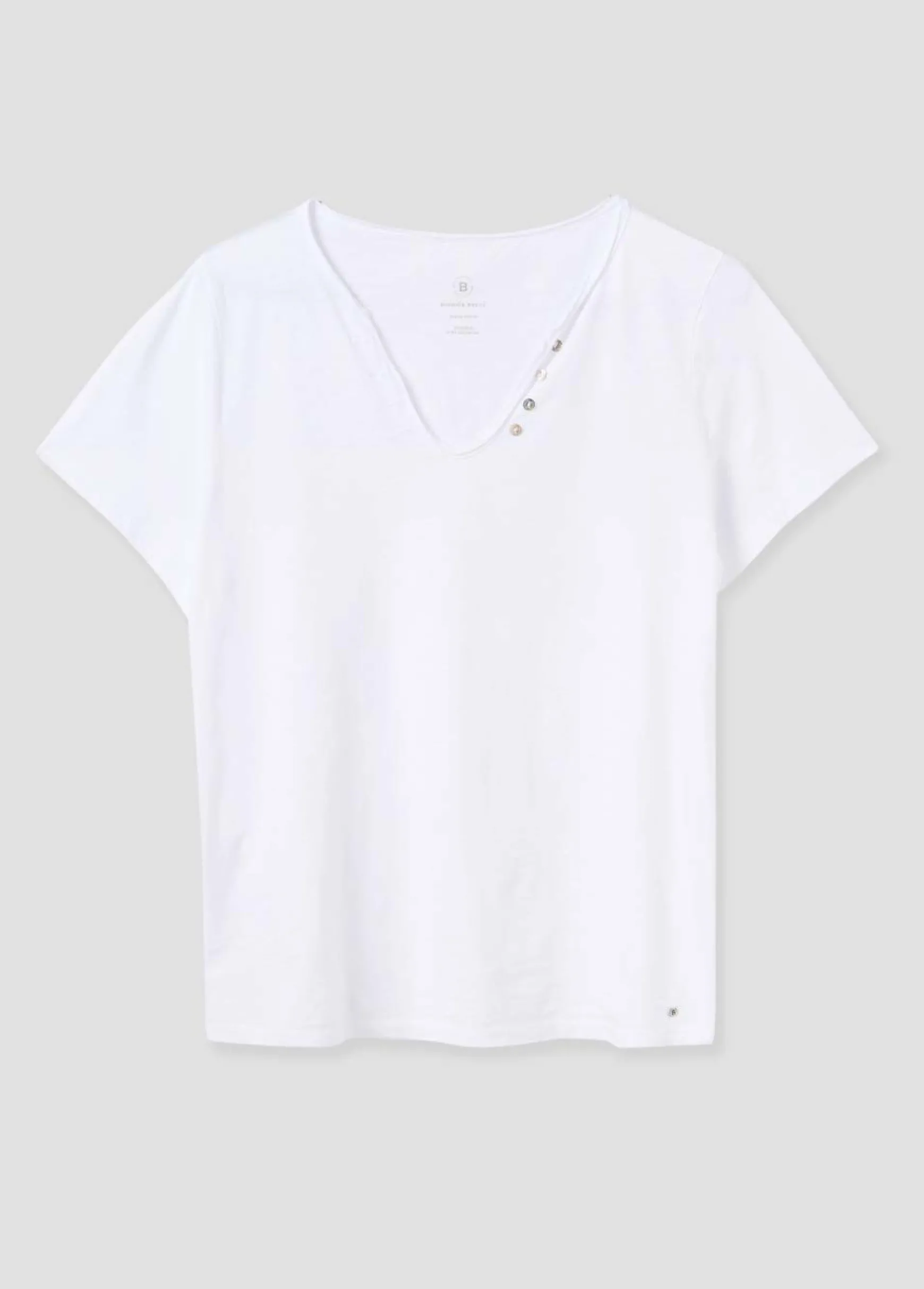 Camiseta manga corta algodón flame botones*Brownie Online