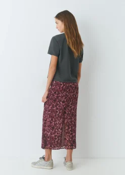 Falda midi estampada brillo*Brownie Online