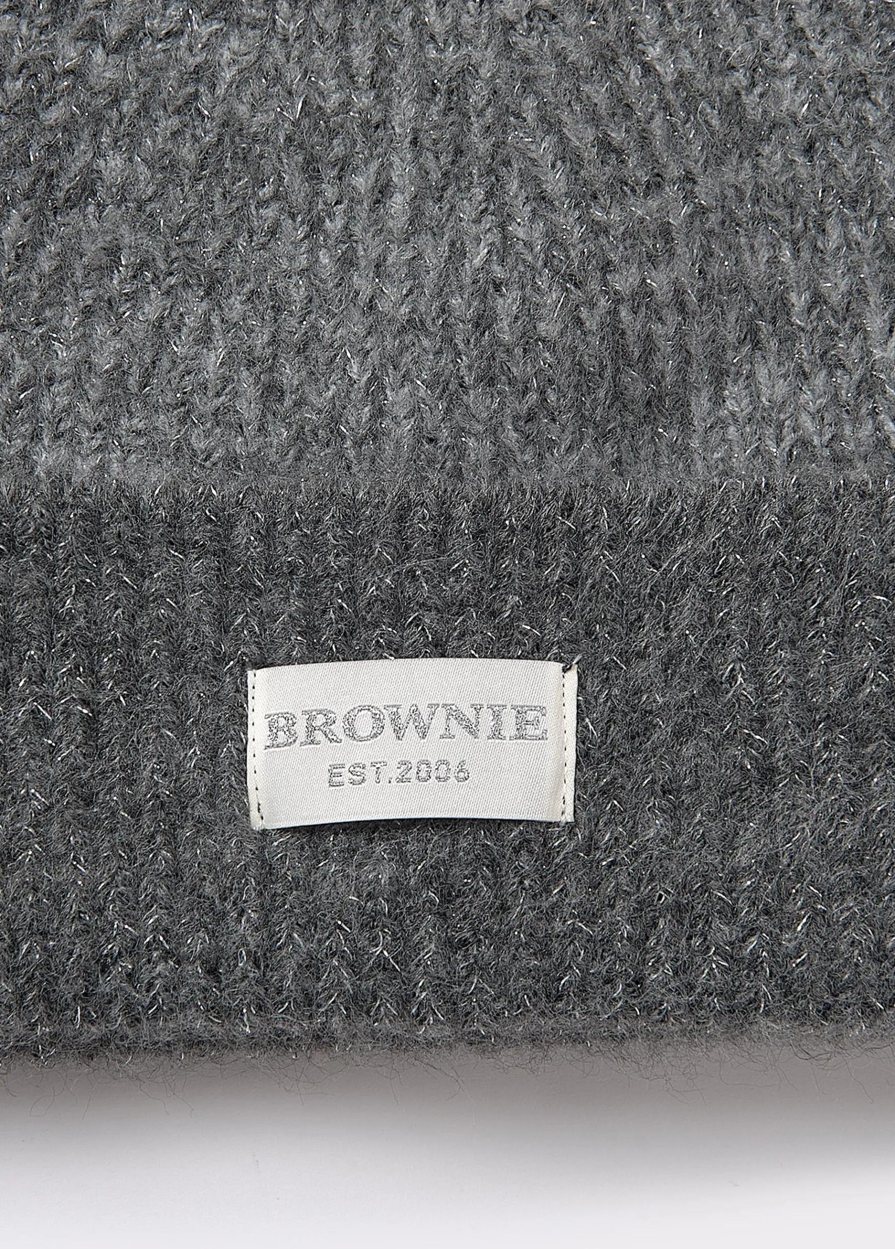 Gorro bicolor canalé lurex*Brownie Sale