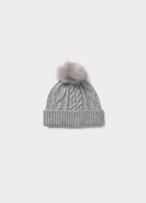 Gorro trenza bola pelo*Brownie Online