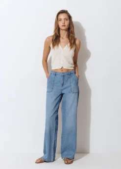 Jeans culotte aperturas*Brownie Clearance