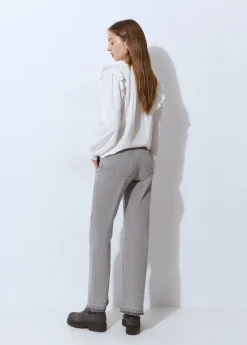 Jeans culotte botones frontales*Brownie Outlet