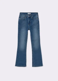 Jeans flare cropped*Brownie New