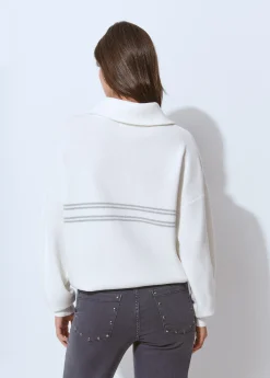 Jersey cremallera rayas*Brownie Sale