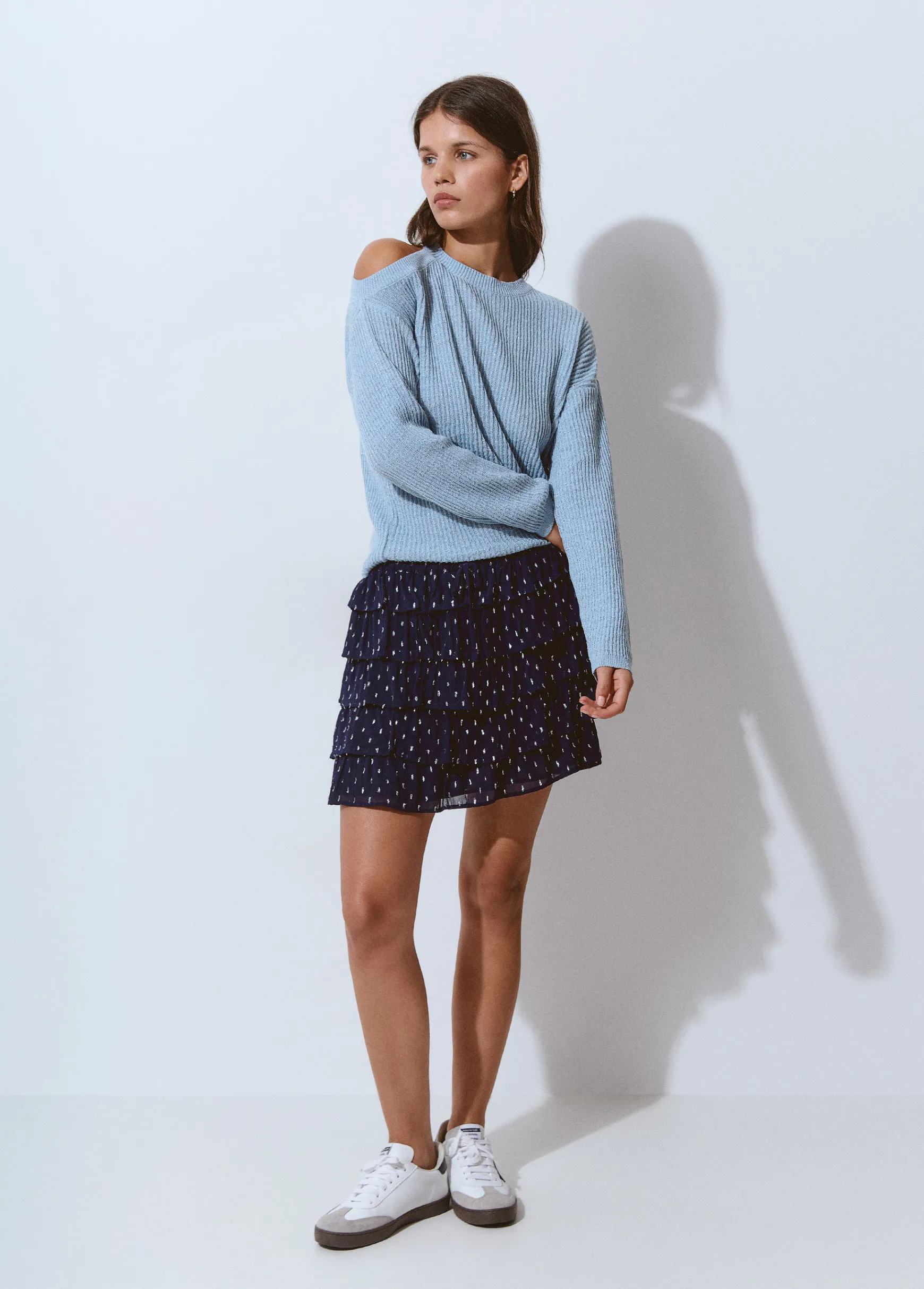 Jersey cut out hilo metalizado*Brownie