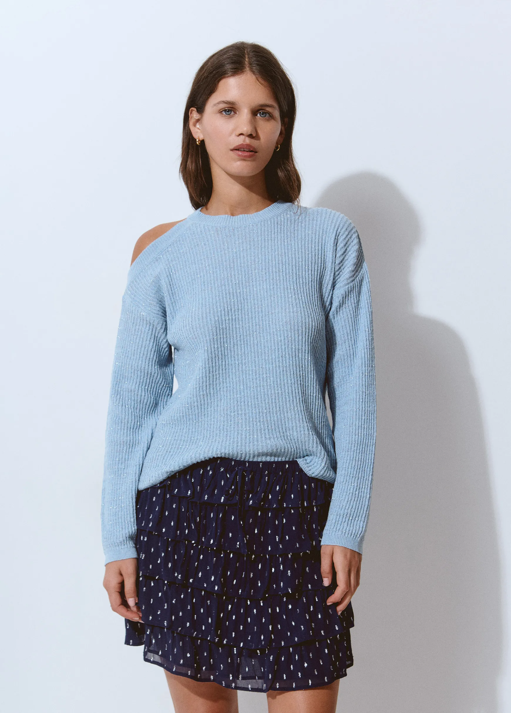 Jersey cut out hilo metalizado*Brownie