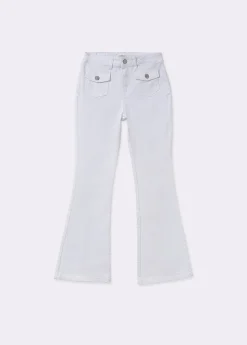 Pantalón campana bolsillos frontales*Brownie Hot