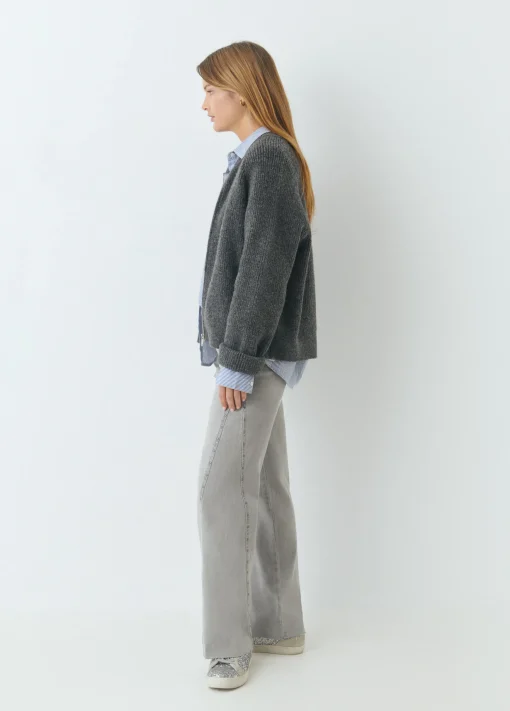 Pantalón corte lateral tachas*Brownie Hot