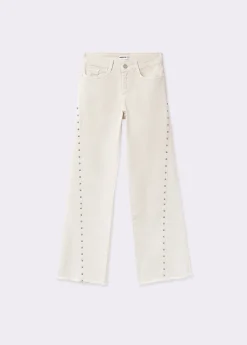 Pantalón corte lateral tachas*Brownie