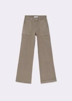 Pantalón culotte con bolsillos frontales*Brownie New