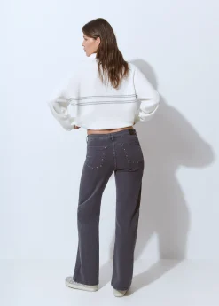 Pantalón culotte tachas*Brownie Outlet