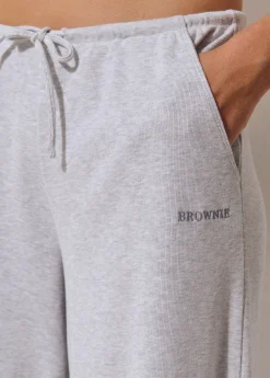 Pantalón felpa bordado*Brownie Clearance