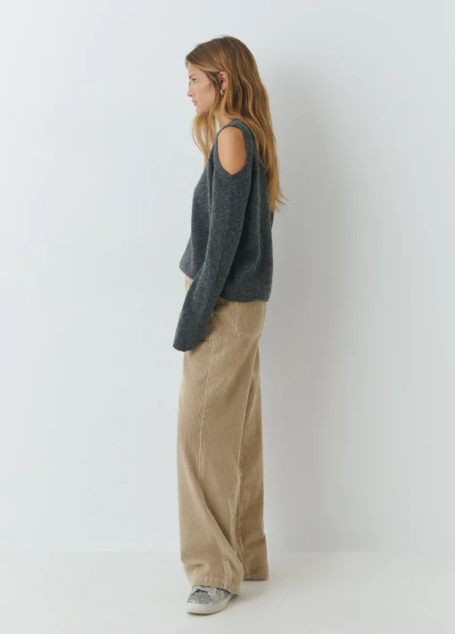 Pantalón pana recto*Brownie Clearance