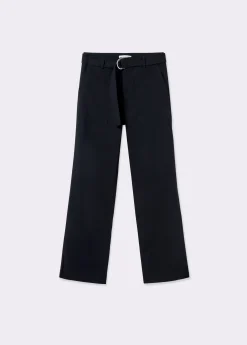 Pantalón recto con cinturón*Brownie Best