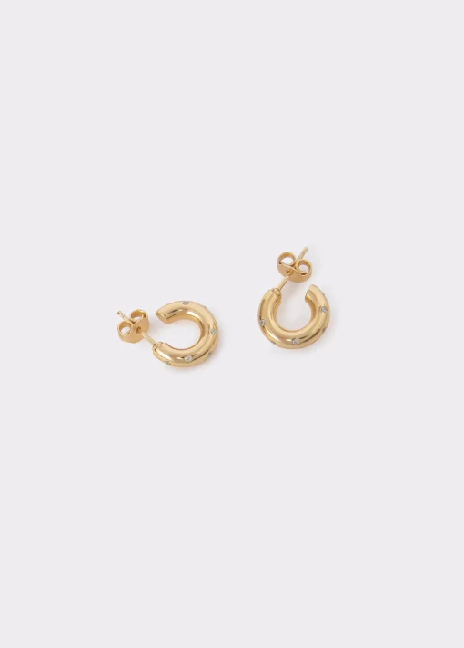 Pendientes aro circonita*Brownie Discount