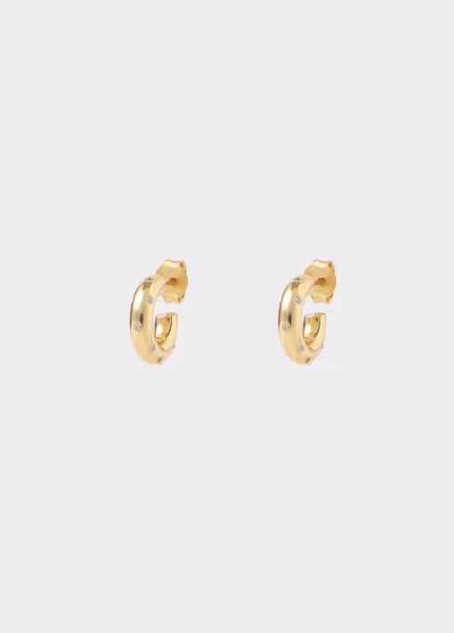 Pendientes aro circonita*Brownie Discount
