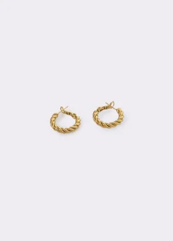 Pendientes aro entrelazado*Brownie Best