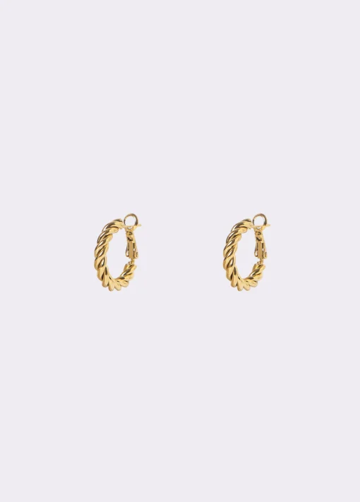 Pendientes aro entrelazado*Brownie Best