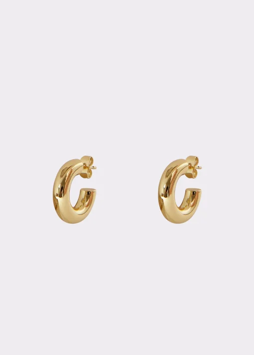 Pendientes aro grueso mini*Brownie Clearance