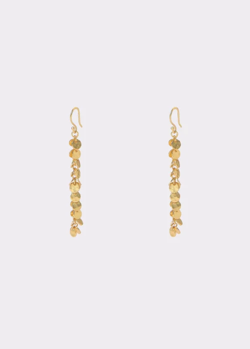 Pendientes largos chapas grabadas*Brownie Best