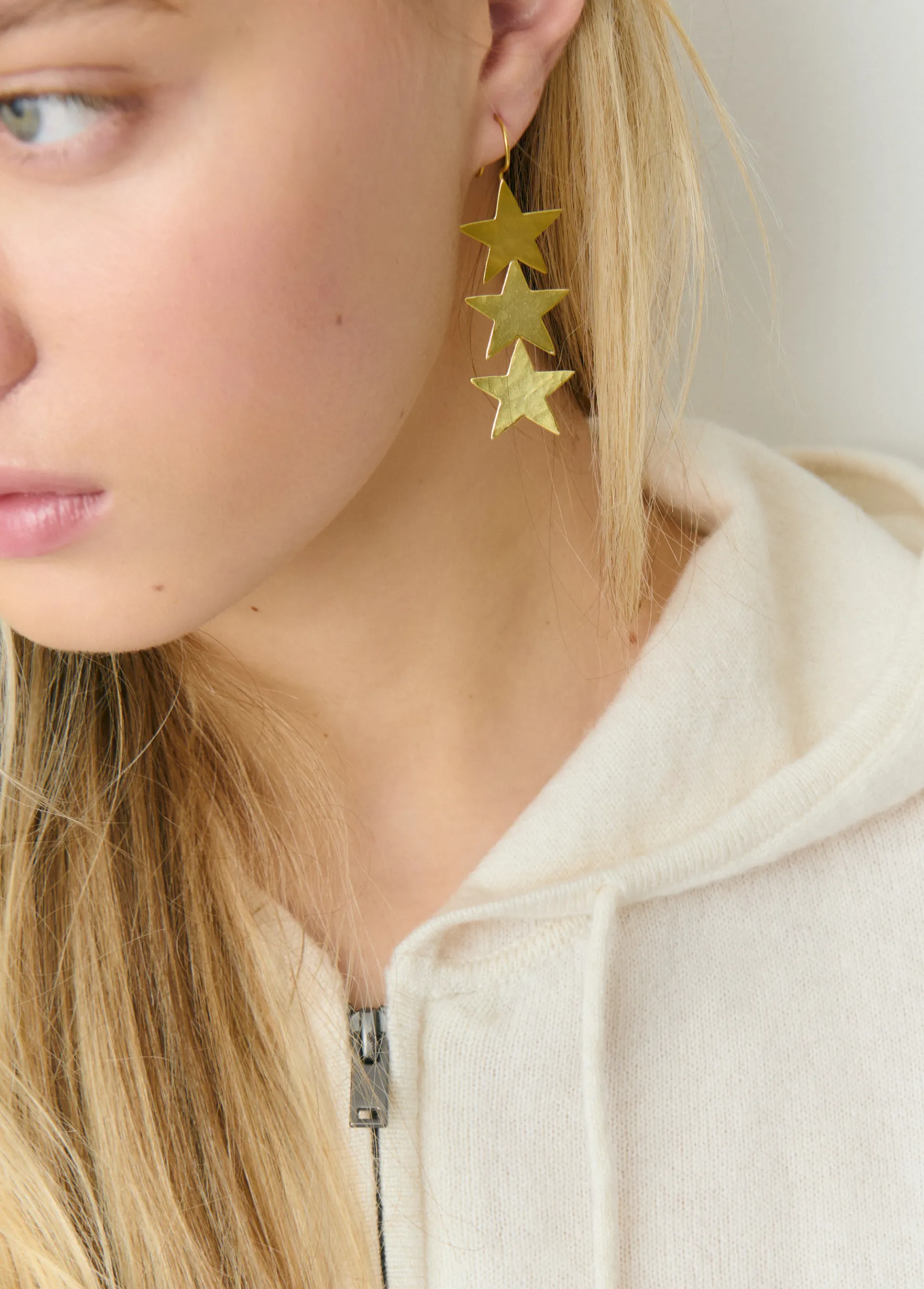 Pendientes largos estrellas*Brownie Clearance