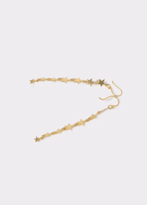 Pendientes largos estrellas degradado*Brownie Hot