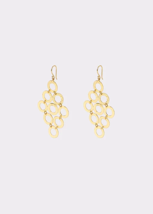 Pendientes rombos aros*Brownie