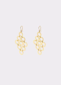 Pendientes rombos aros*Brownie