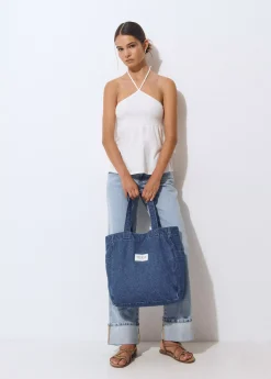 Shopper tejido denim*Brownie