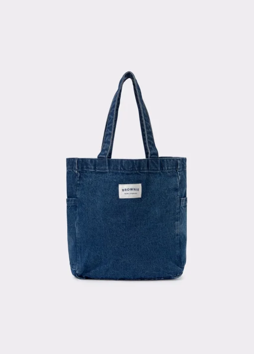 Shopper tejido denim*Brownie