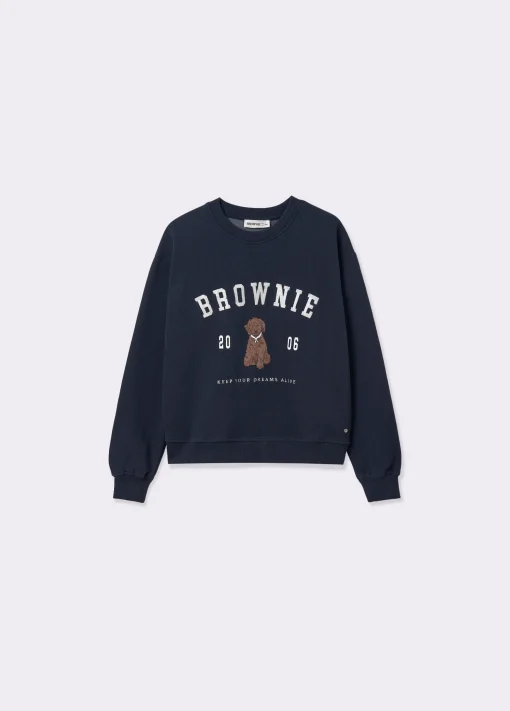 Sudadera bordada print perrito*Brownie Best
