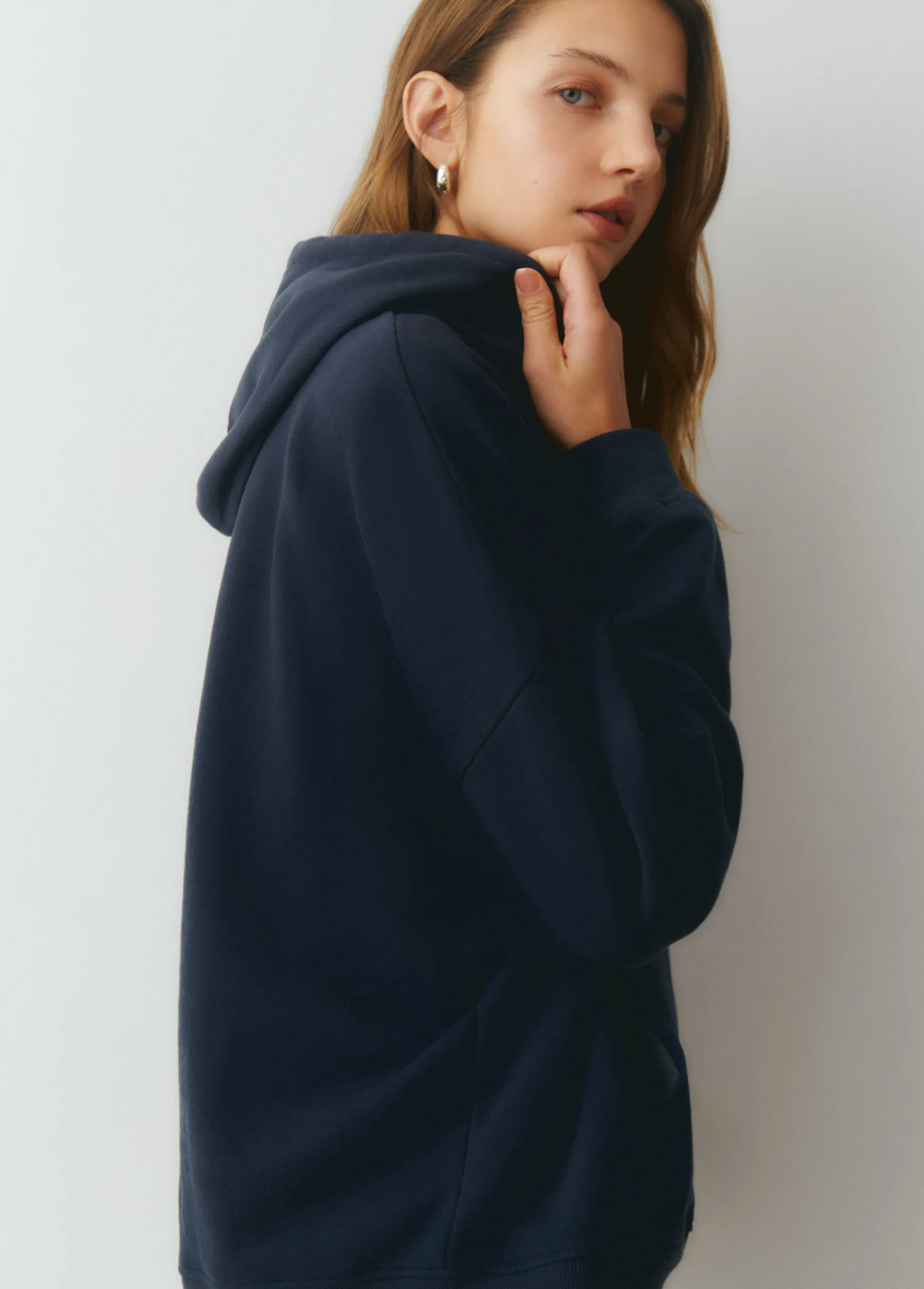 Sudadera con capucha y bordado*Brownie Discount