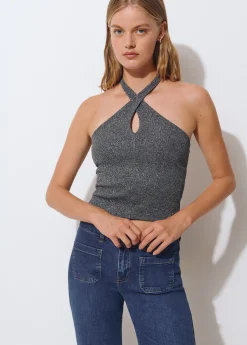 Top halter hilo metalizado*Brownie Discount