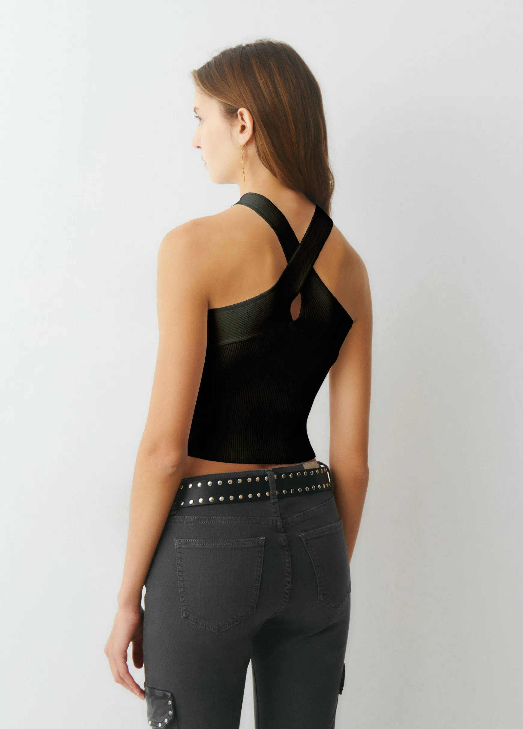 Top punto cruzado*Brownie